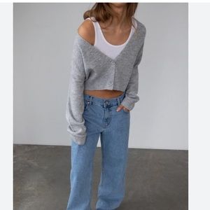 Oak + Fort Cropped Cardigan